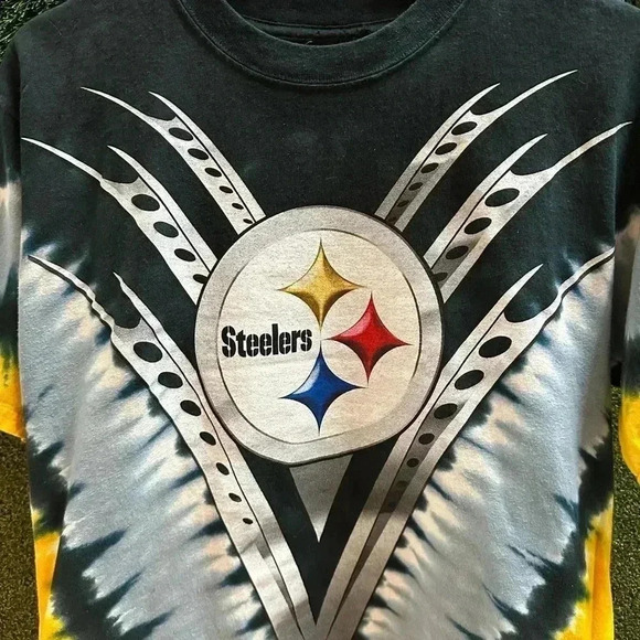 NFL Pittsburgh  Steelers Tye-Dye T-shirt Medium - Picture 4 of 5